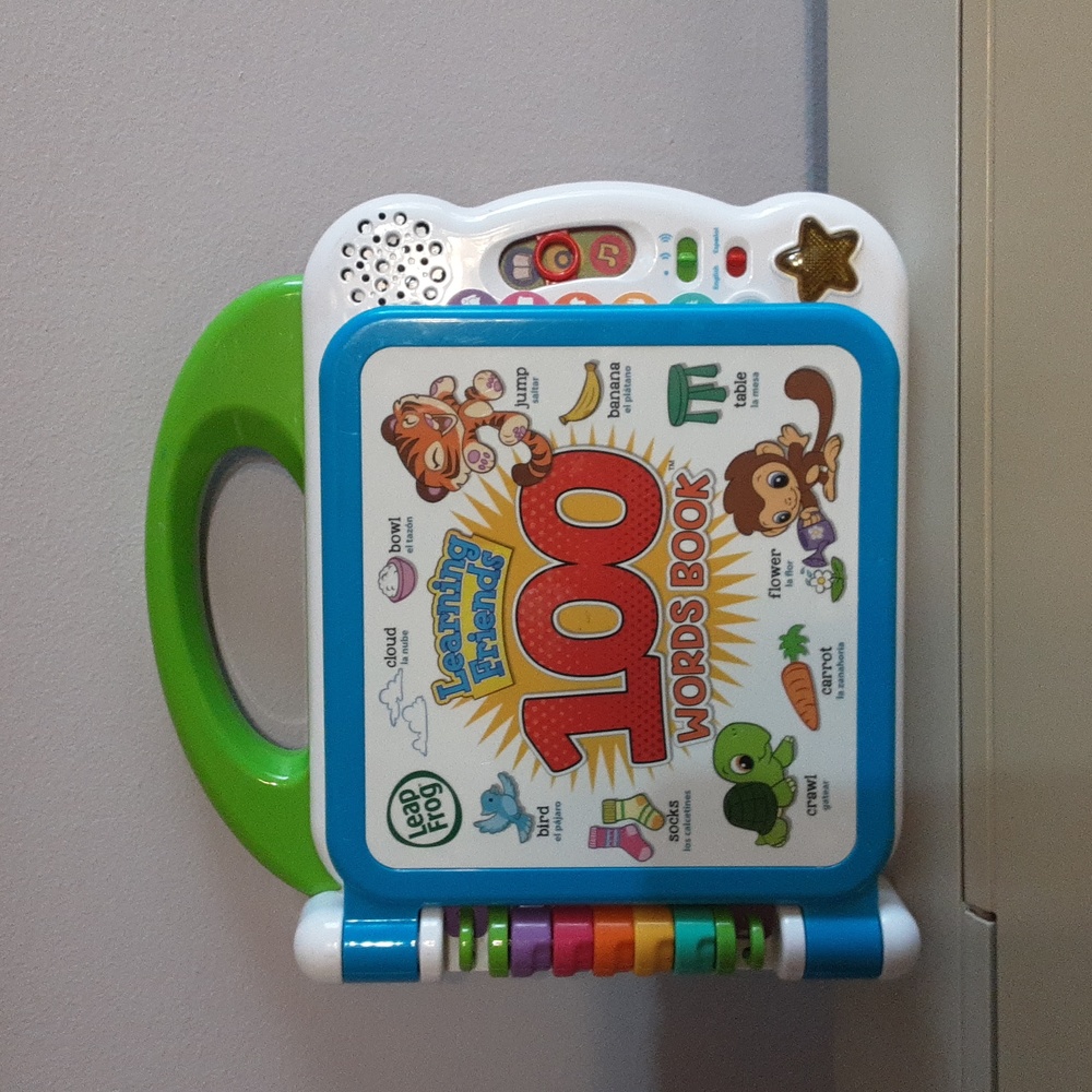 Leap frog learning friends 100 words book.